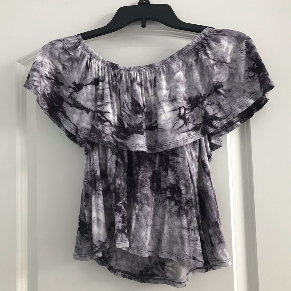 Tie Dye Off the Shoulder Top